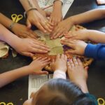 laboratorio- fiabe di stoffa- cuciarte- villa magnisi- esposizione cucidipinti